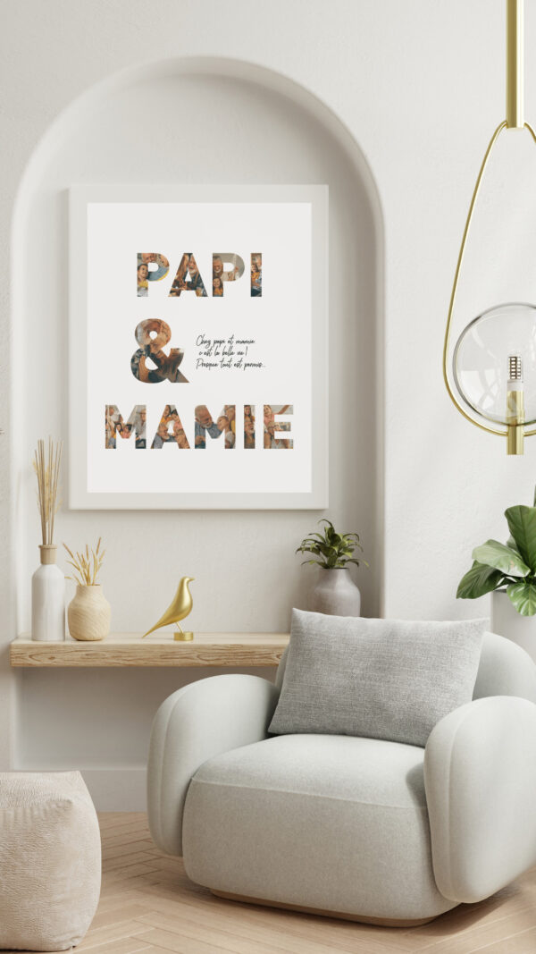 Affiche papi et mamie