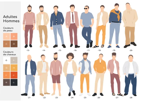 Affiche personnalisée portrait de famille