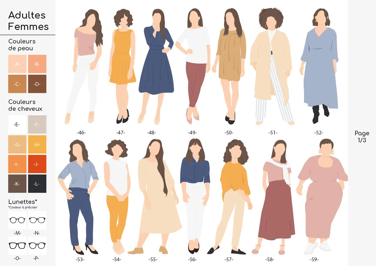 affiche portrait de famille