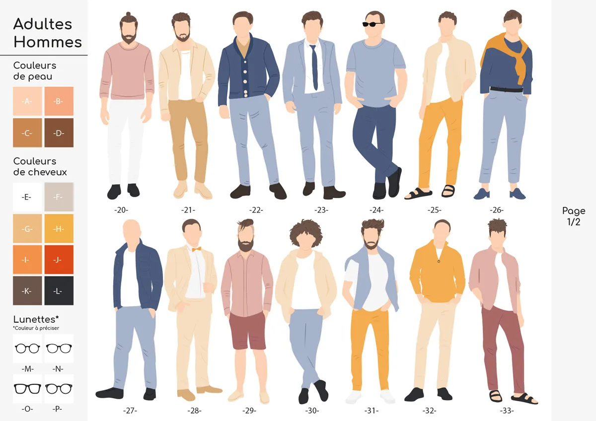 affiche portrait de famille