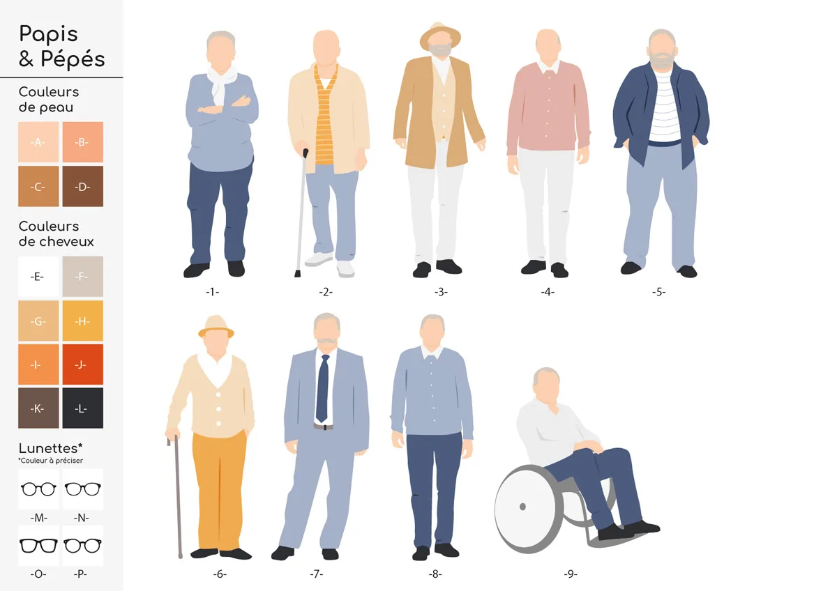 affiche portrait de famille