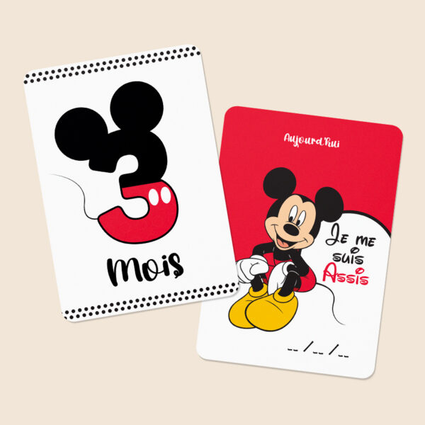 cartes étapes Mickey