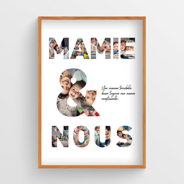 affiche mamie et nous