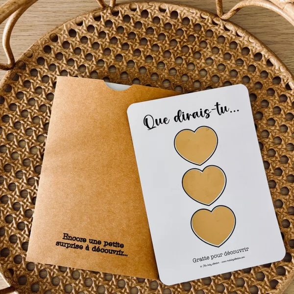 carte à gratter marraine