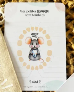 Coffret petite souris personnalisé