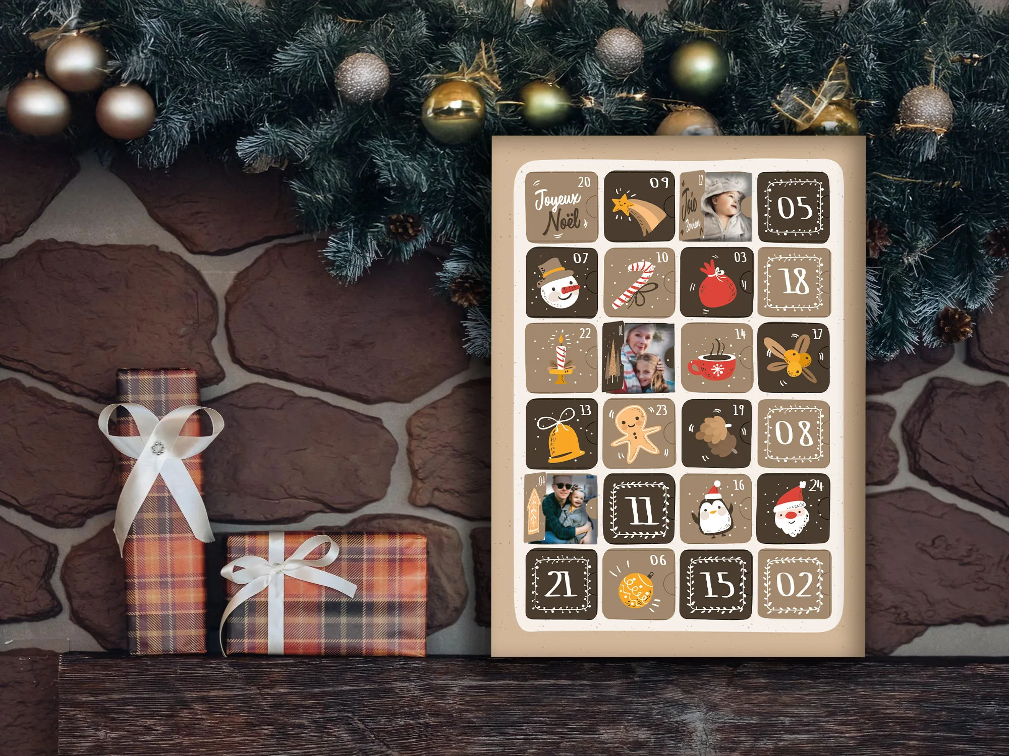 calendrier de l'avent poster photo