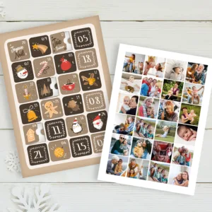 calendrier de l'avent poster photo
