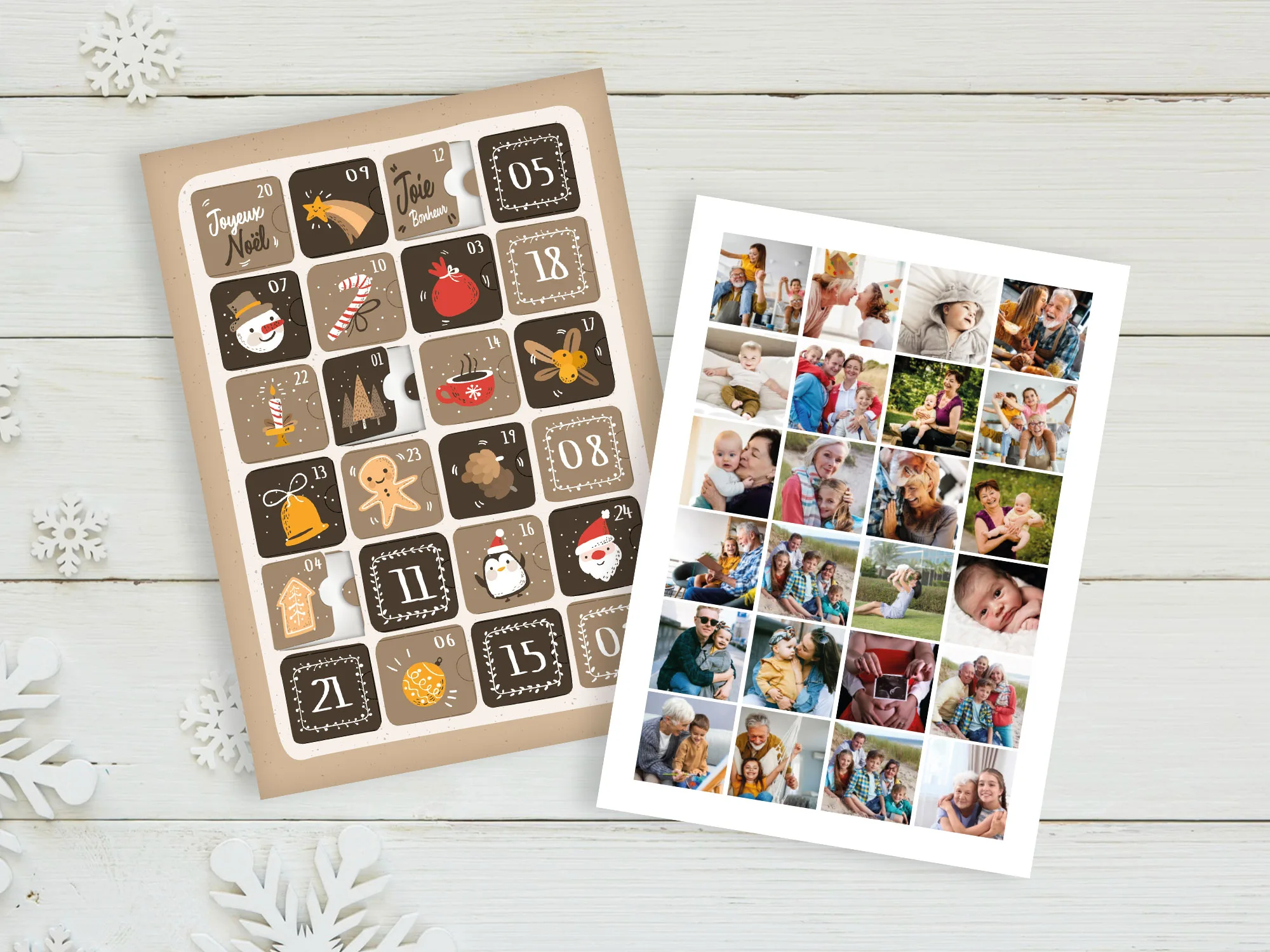 calendrier de l'avent poster photo