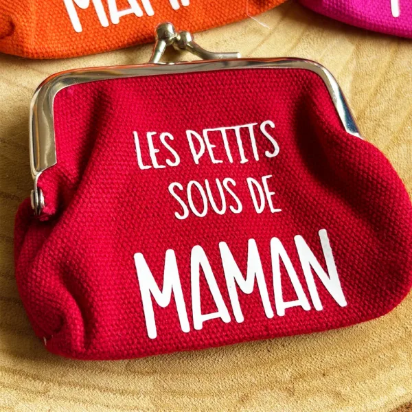 porte-monnaie personnalisé maman