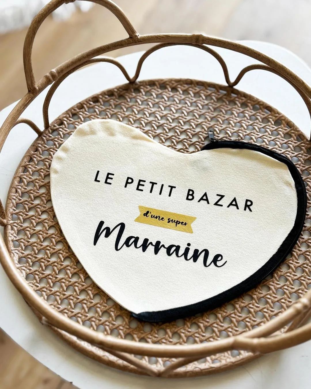 pochette coeur personnalisée