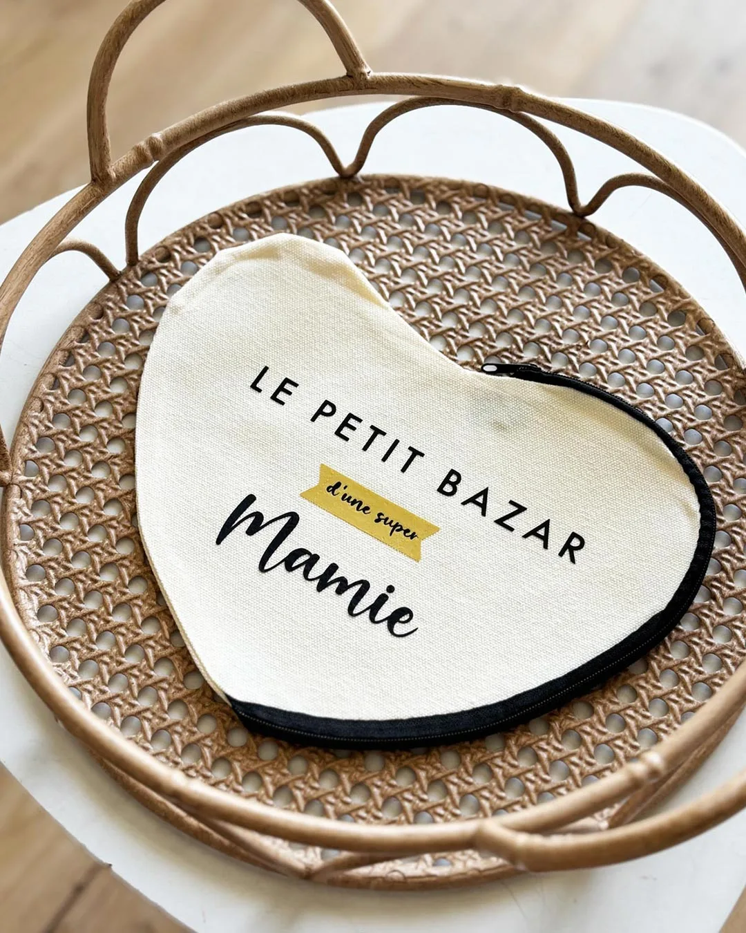 pochette coeur personnalisée