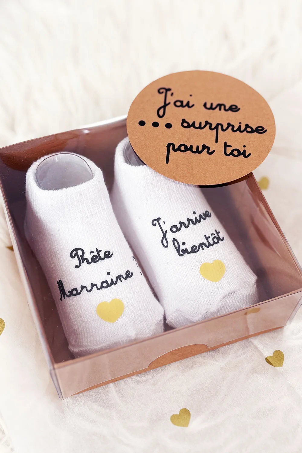chaussons annonce grossesse
